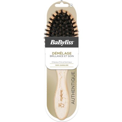 Brosse à cheveux en bois sanglier - Douceur et Brillance BABYLISS