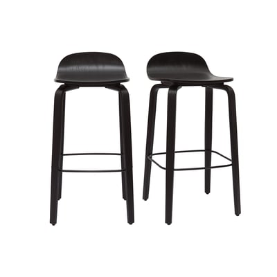 Tabourets de bar vintage H68 cm (lot de 2) OBRA MILIBOO