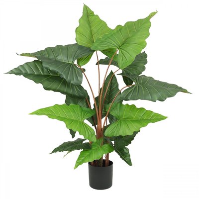 Alocasia artificiel toucher naturel 150cm LIGNE DECO