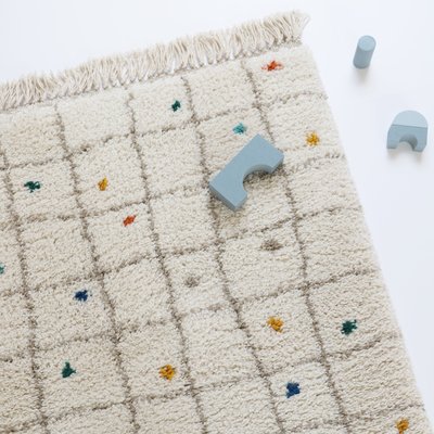 Tapis enfant à pois multicolores RITTAH NATTIOT