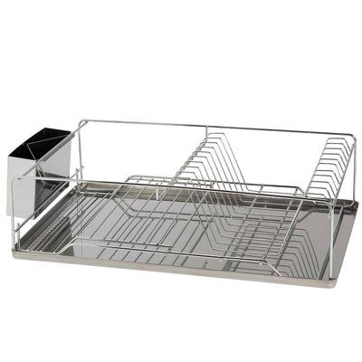 Égouttoir à vaisselle en inox 47x32x12.5cm WADIGA