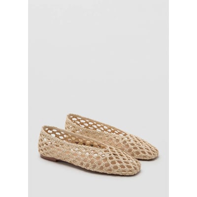 Ballerine tressée MANGO