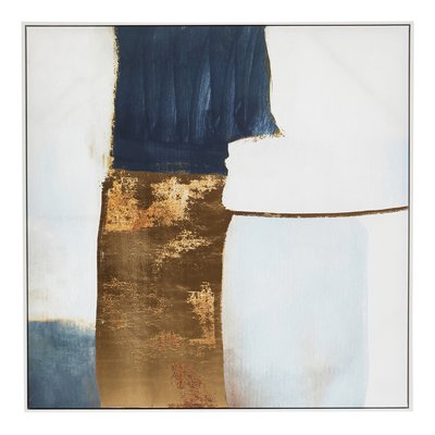 103cm Blue & Gold Foil Wall Art SO'HOME