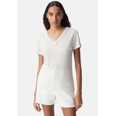Tee-shirt réversible tressage encolure IKKS