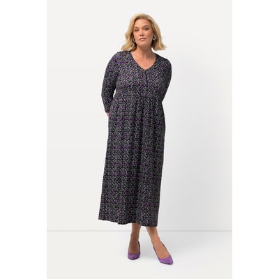 Robe jersey, fleurs, silhouette an A ULLA POPKEN