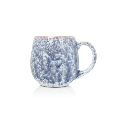 Set of 4 Grey Reactive Glaze Mugs SABICHI