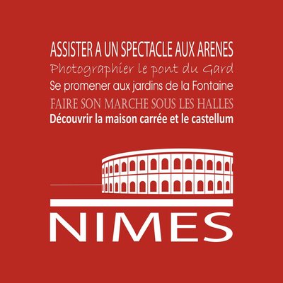Tableau Sur Toile Nîmes ILLUSTRATION CEANOTHE