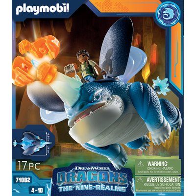 Dragons The Nine Realms - Plowhorn et D'Angelo PLAYMOBIL