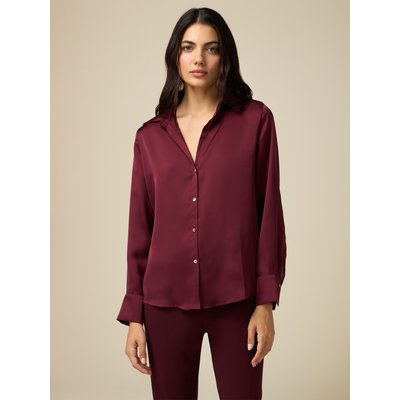 Chemisier satin rouge La Redoute