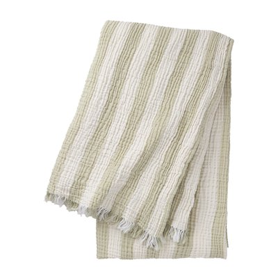 Plaid en gaze de coton blanc, CYCLADES OLIVIER DESFORGES