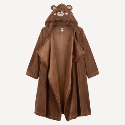 Plaid à capuche, manches longues, motif ours, en polaire LA REDOUTE COLLECTIONS