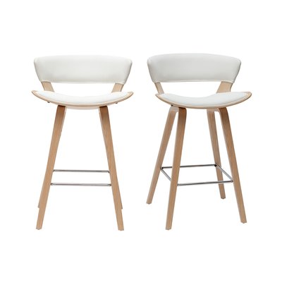Tabourets de bar design H65 cm (lot de 2) SYRAH MILIBOO