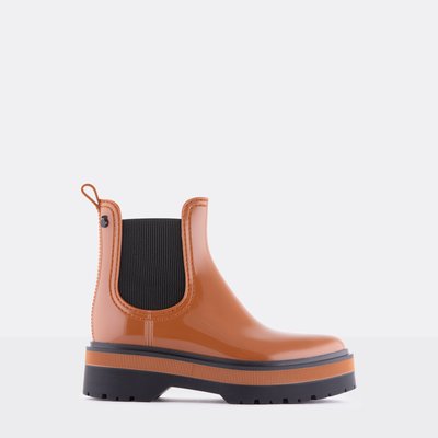 Boots de pluie vegan à plateforme NETTY LEMON JELLY