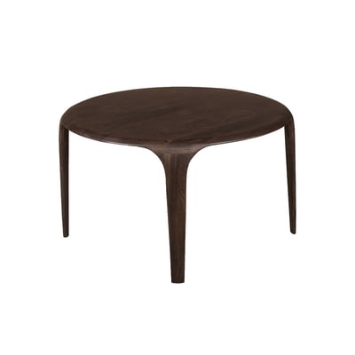 Table à manger ronde en bois de manguier SELVA MADE IN MEUBLES 