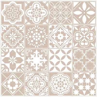 Nappe Toile cirée au mètre Carellia DOUCEUR D'INTÉRIEUR