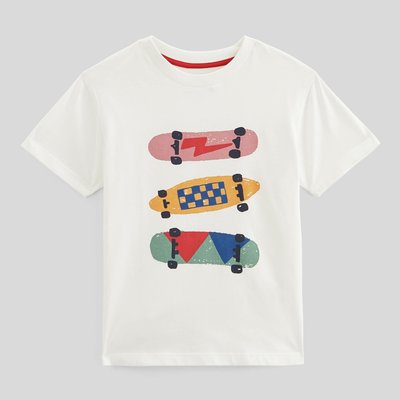 T-shirt manches courtes imprimé en coton BIO GOTS MONOPRIX