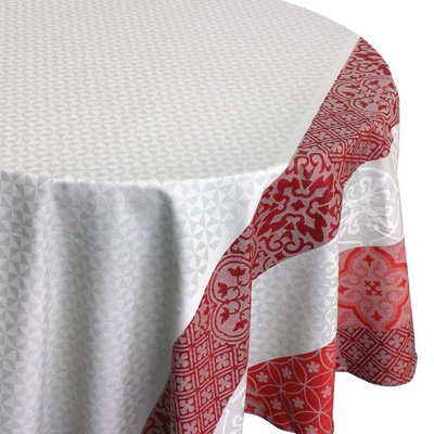 Nappe Ronde Enduite "Mosaïque" TRADILINGE