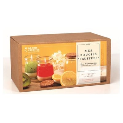 Coffret DIY bougie fruite DTM