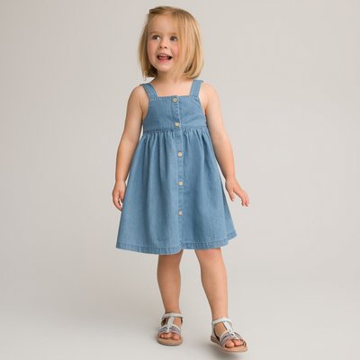 Robe à bretelles en jean LA REDOUTE COLLECTIONS