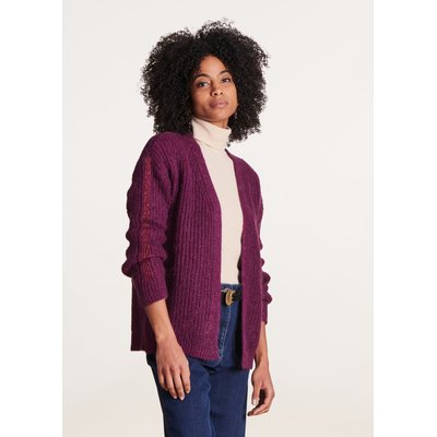 Gilet ouvert avec détail fil textile manches LA FEE MARABOUTEE