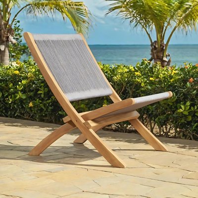 Fauteuil jardin lounge en corde Jala WANDA COLLECTION