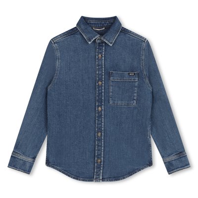Chemise boutonnée en jean BOSS KIDSWEAR