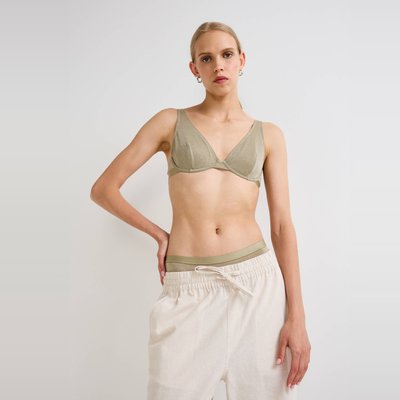 Soutien-gorge corbeille balconnet ARIEL avec fils métallisés MONOPRIX