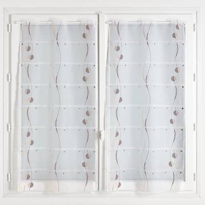 Modulable brodé avec motifs ronds et vagues - QABANE HOME MAISON