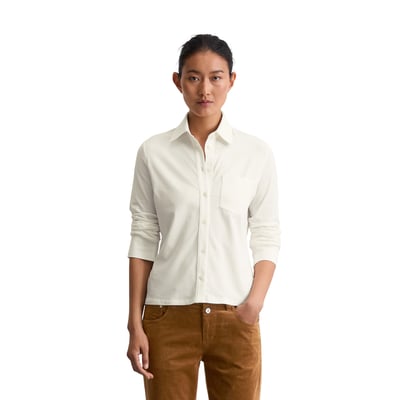 Blouse en jersey regular en coton organique stretch MARC O'POLO