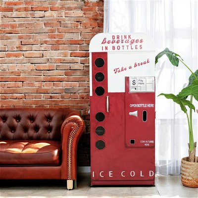 Meuble vintage distributeur boissons PIER IMPORT