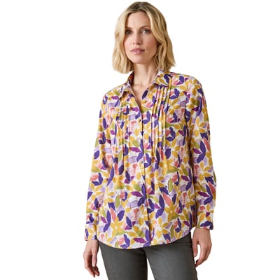 Chemisier effet plastron manches longues DAXON
