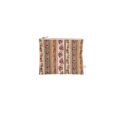 Petite Pochette Flores Grenat, FLORES GABRIELLE PARIS