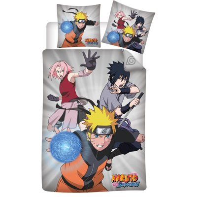 Parure de Lit Enfant Manga Sasuke et Sakura NARUTO SHIPPUDEN
