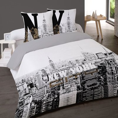 Housse De Couette  New York Building  Coton 52 Fils DECORATIE