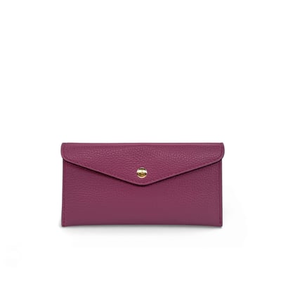 Portefeuille porte-carte en cuir grainé italien CLOE OH MY BAG