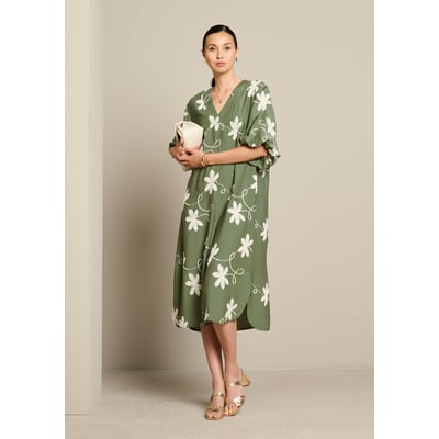 Robe caftan brodée LOLALIZA