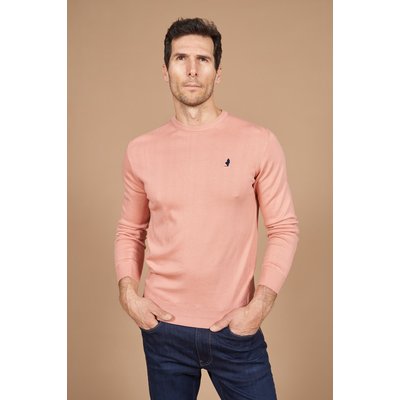 Pull col rond en coton MCS