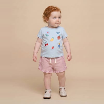 T-shirt manches courtes brodé en coton BIO GOTS BOUT'CHOU