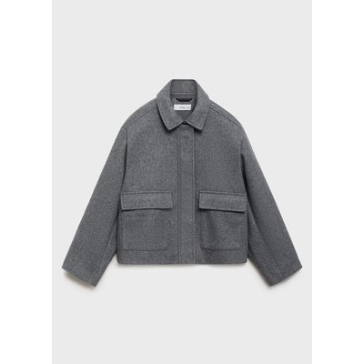Manteau court drap de laine MANGO KIDS