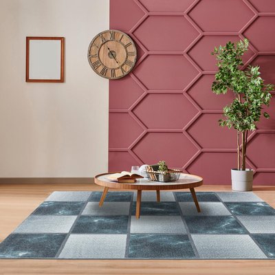 Tapis salon et chambre tissé motif géométrique ONTARIA UN AMOUR DE TAPIS