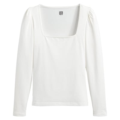 Лонгслив с квадратным вырезом LA REDOUTE COLLECTIONS