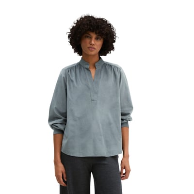 Chemisier en velours, coupe décontractée en mélange de coton bio et de viscose MARC O'POLO