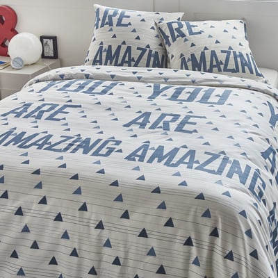 Parure housse de couette coton, Amazing, MENO C DESIGN HOME TEXTILE