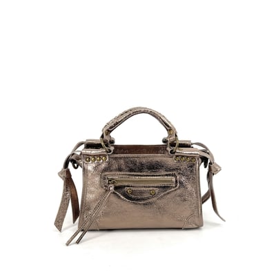 Mini-sac en cuir brossé POCKY OH MY BAG