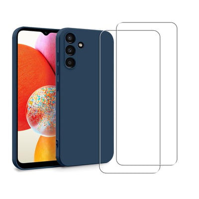 Coque Galaxy A14 antichoc + 2 vitres EVETANE