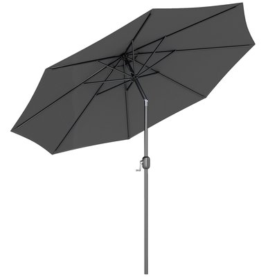 Parasol de terrasse Métal Vert OUTSUNNY