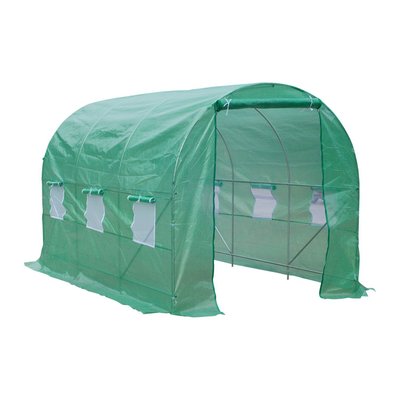 Serre de jardin tunnel 7m²  vert OUTSUNNY