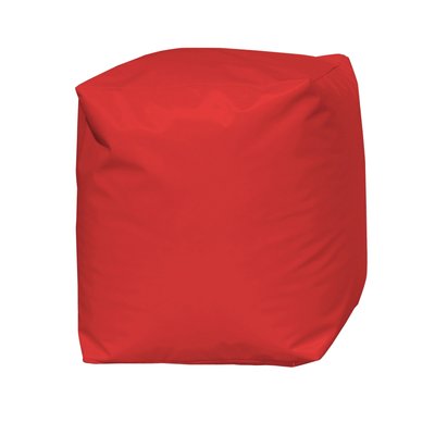 Pouf Cube Rouge HOME MAISON