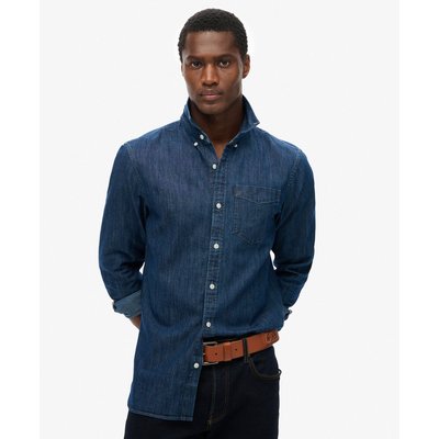 Chemise en denim à manches longues Essential SUPERDRY
