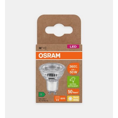Spot Osram Led Gu 10 Par16 - 2w - 360 Lm 36d - 827 Blanc OSRAM